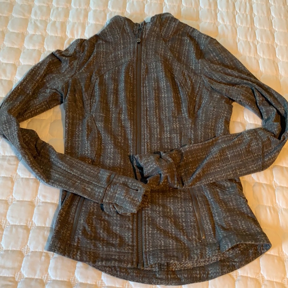 Lululemon grey zip up jacket